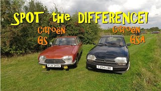 Spot the differences! Citroën GS vs Citroën GSA