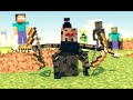 Monster School: Archery (Minecraft Animation)