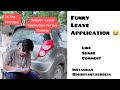 Funny Leave Application 😂 || Top Viral Tiktok Lockdown Videos || Dushyant Kukreja #shorts #ytshorts
