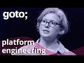 Platform Engineering as a (Community) Service • Nicki Watt • GOTO 2021