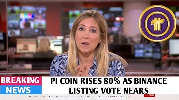 PI NETWORK LATEST UPDATE: PI COIN PRICE NETWORK TOKEN SURGES 80%! AS BINANCE LISTING VOTE NEARS