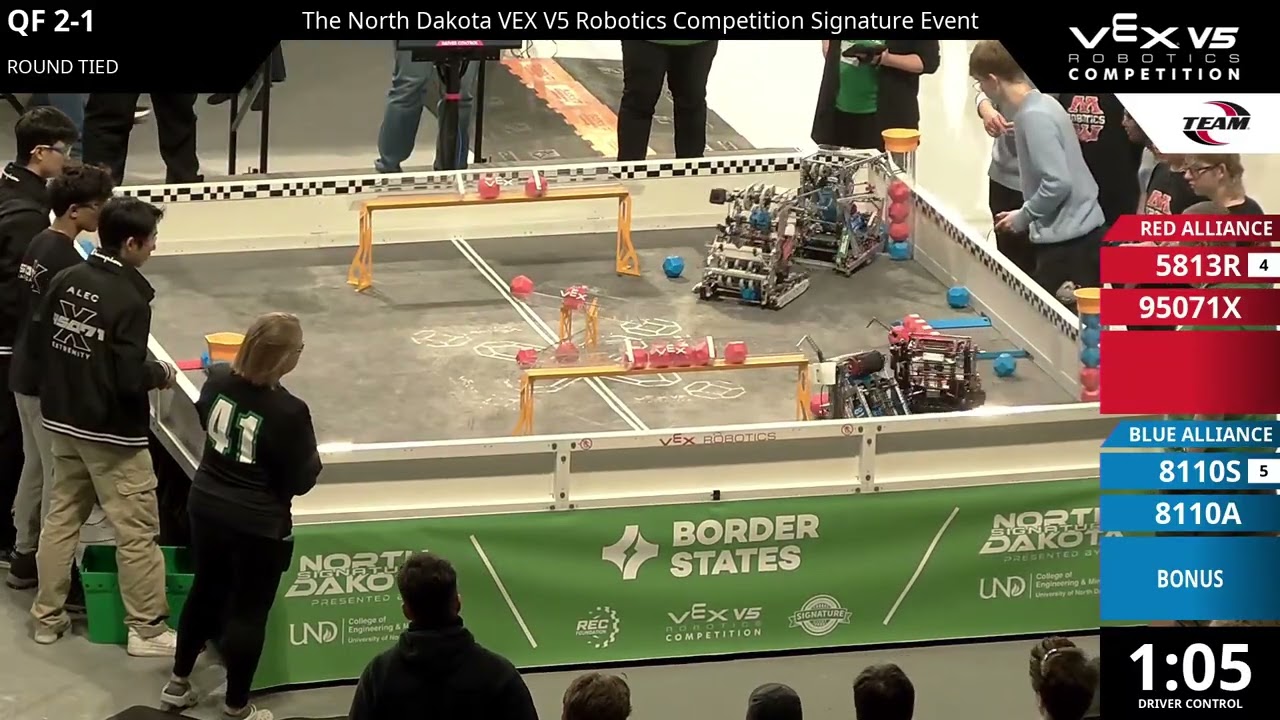 North Dakota Sig : UND - QF #2-1 - 5813R & 95071X vs 8110S & 8110A - Auton + Driver