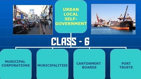 Urban local self government | Class 6 | Study with Anwesha
