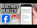 How To Deactivate or Delete Facebook Account - 2026 Updated
