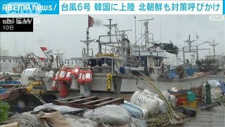 台風6号　韓国に上陸　北朝鮮も対策を呼びかけ(2023年8月10日)