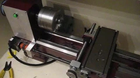 9x20 Lathe CNC Conversion - initial testing part 2