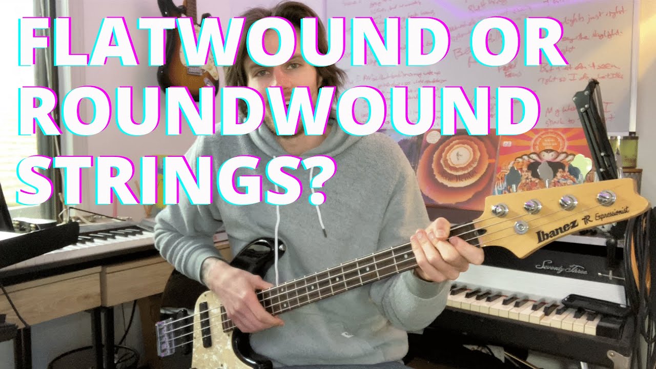 Flatwound vs Roundwound Bass Strings Tone Comparison Which should you use? YouTube