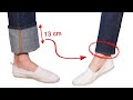 How to hem jeans in 5 minutes while keeping the original hem