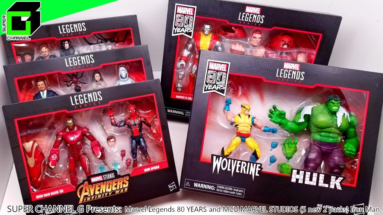 MARVEL LEGENDS 80 YEARS フィギュアセット New 80 Years MARVEL LEGENDS 2 packs! - YouTube