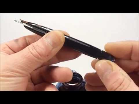 How to fill a Sheaffer PFM fountain pen.