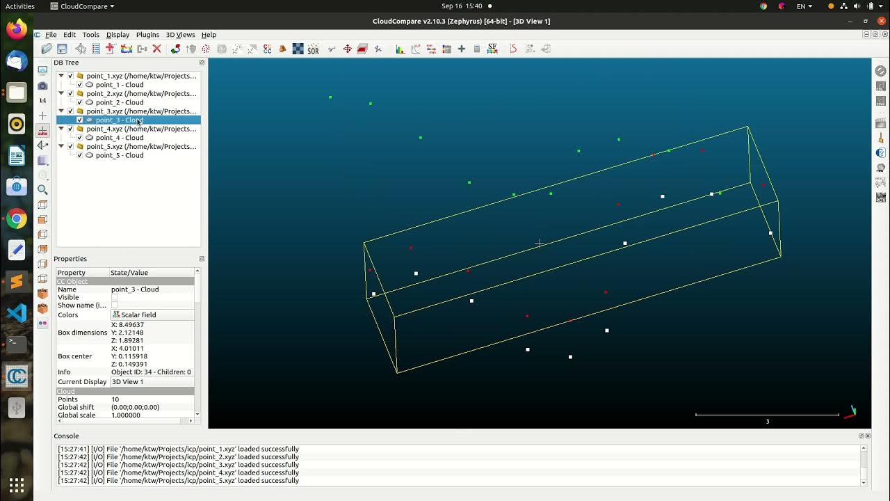 Simple ICP(Iterative Closest Point) algorithm test - YouTube