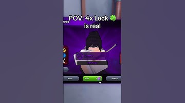 4x Luck🍀is Real in ALS | Anime Last Stand #roblox #animelaststand