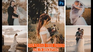 Download Free Cinematic Wedding Preset | Photoshop Tutorial