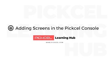 Screen Registration in Pickcel Digital Signage | Screen Registration in Pickcel | Screen signage
