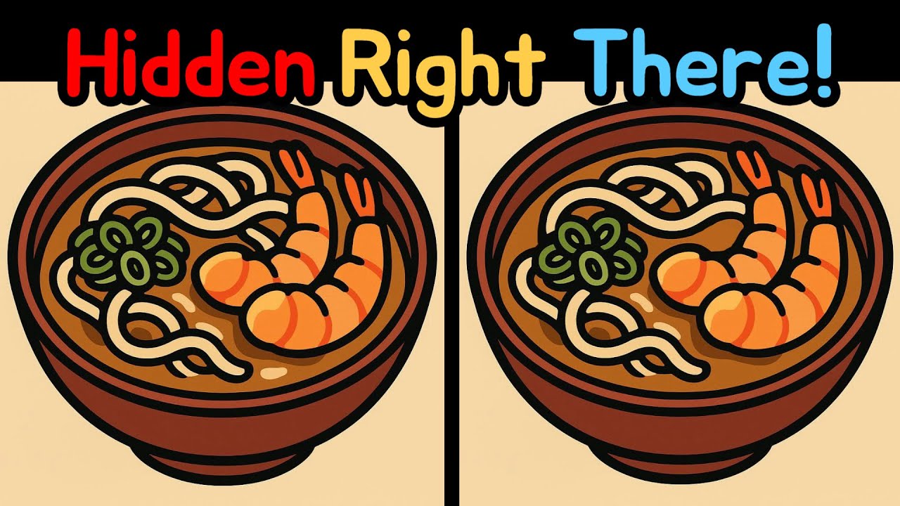 Spot The Difference: Hidden Right There! Test Your Focus! [Find The Difference😮]