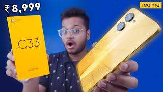 REALME C33 UNBOXING & REVIEW 50MP Camera, 5000mAh | ₹8999 |  Best Budget Phone