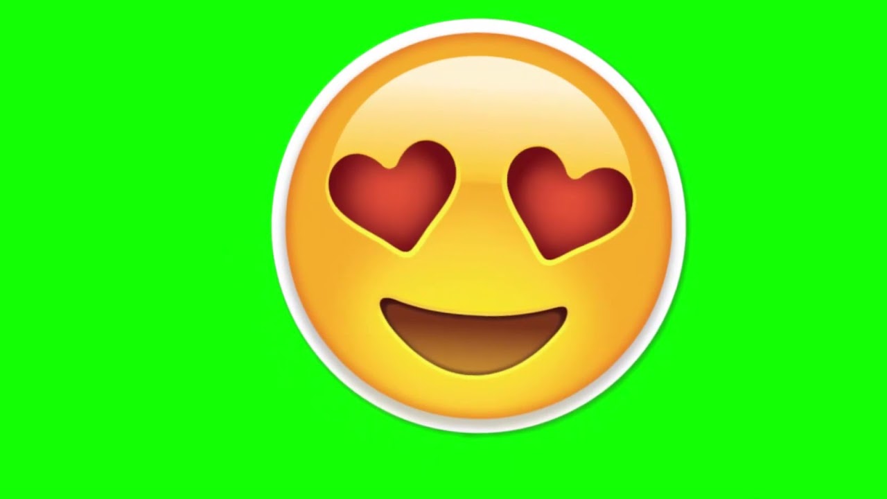Heart Eyes Emoji Green Screen Free Download YOUTUBES EDITING YouTube