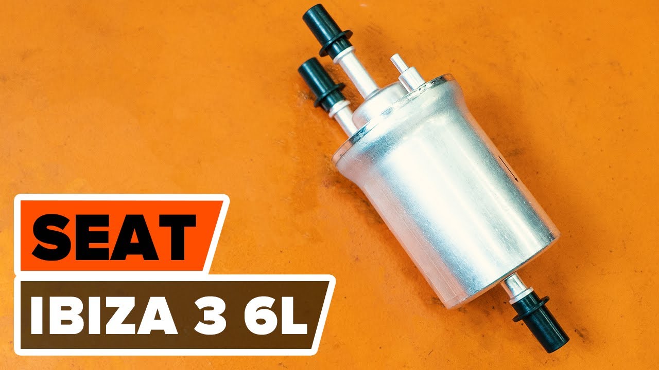 Cоmo cambiar filtro de combustible SEAT IBIZA 3 6L [VÍDEO TUTORIAL DE  AUTODOC] - YouTube