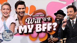 Will U B My BFF? with Gigi Hadid and Chase Stokes | The Tonight Show Starring Jimmy Fallon