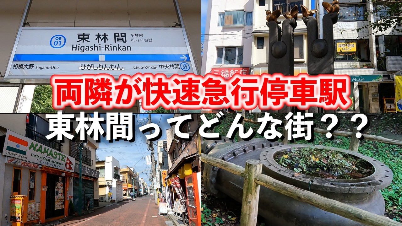 東林間「小田急の快速急行停車駅に挟まれた駅、東林間駅の周辺を散策」【2024年10月】