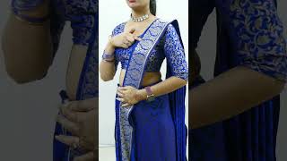 Silk saree draping tutorial for wedding & party | New silk saree draping for beginners | Easy saree