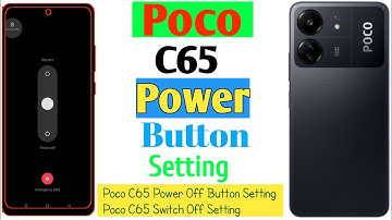 How To Poco C65 Power Off Button Setting/Poco C65 Switch Off Setting(Uzzol Technology)
