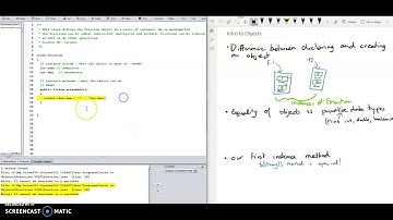ICS4U - Intro to Objects Lesson 3