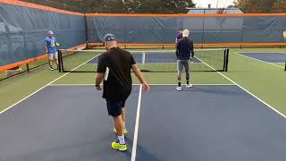 PickleBoo Rnd 1 Brad Barker & Denny McMullen VS. Michael Schiller & Roman McCutchen (Mens dbl 4.5)