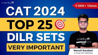 Top-25 CAT LRDI Sets 🔥 CAT 2022 Most Expected 🌟 DILR Full Revision By CAT 100%iler 🚫 No YT Ads