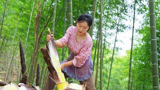 Bamboo Shoot Feast | Various ways to eat spring bamboo shoots, the nostalgia to me. [Shen Dan] by 乡愁沈丹Shen Dan 440,346 views 1 month ago 13 minutes, 21 seconds