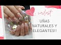 Uñas naturales y elegantes/ #nailart