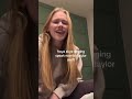 💜Speak Now - Freya Skye #freyaskye #taylorswift #zombies4 #worldscollide #taylorsversion #cover