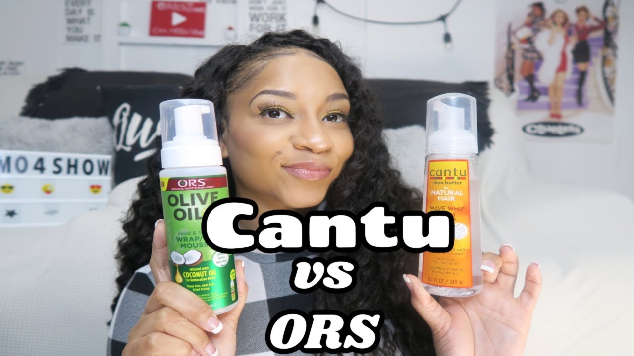 Best Mousse For Crochet Hair? Cantu vs ORS YouTube
