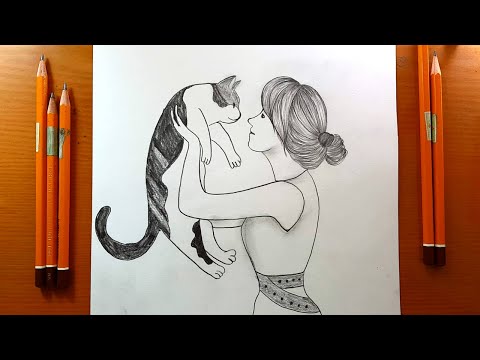 Video: Come Disegnare Una Ragazza Gatto