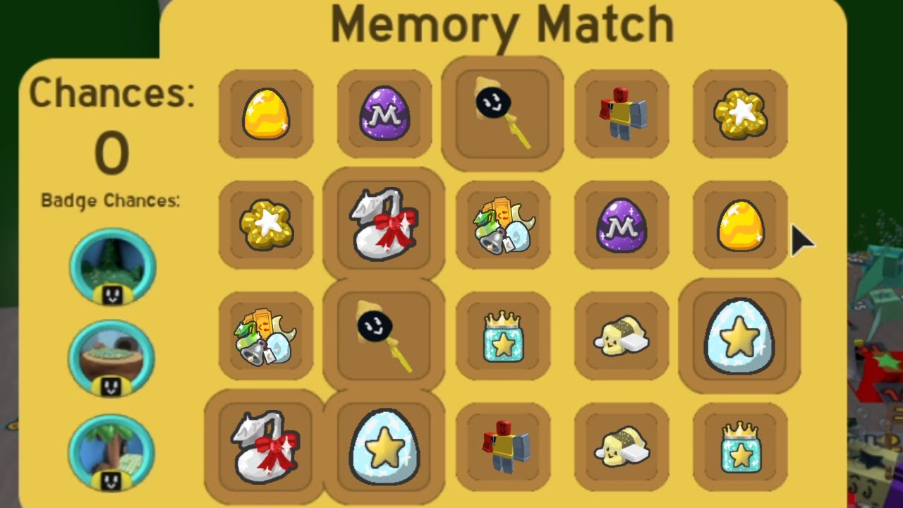 Memory Match, Bee Swarm Simulator Wiki