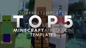 (BEST) Top 5 FREE 3D Animated Minecraft Intro Templates 2015