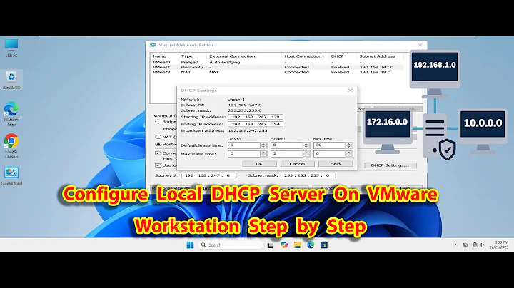 How to Configure a Local DHCP Server on VMware Workstation