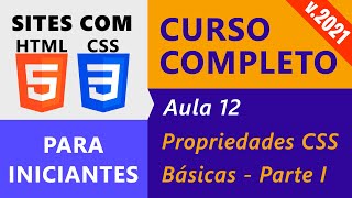 Criação de Sites com HTML5 e CSS3 :: Aula 12 :: Cores, Fundos, Bordas e Margens com CSS