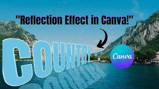 How to Create Image Reflection Effect in Canva|Canva Reflection Effect Tutorial for Beginners