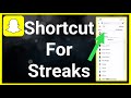 How To Make Snapchat Shortcut For Streaks