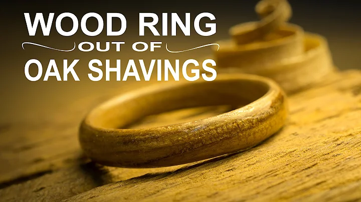 How to make Wood Ring with Oak shavings