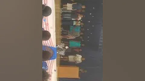 Kya's 5th grade ceremony