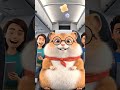 hamster flying #cartoon #hamster #shorts