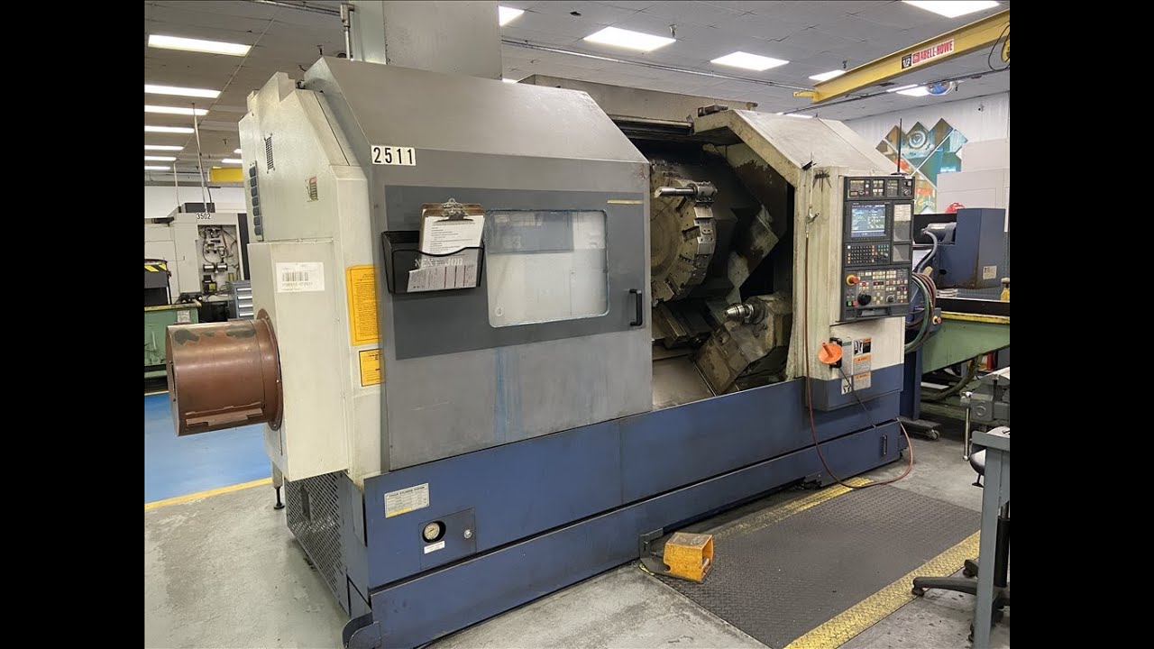 Mori Seiki SL-403B/800 CNC Turning Center - YouTube