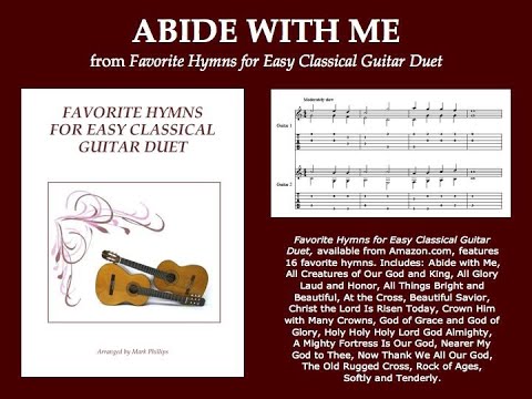 Favorite Hymns for Easy Classical Guitar Duet - YouTube