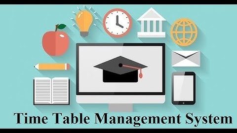 Time Table Management System (Java, MySQL, Netbeans IDE)