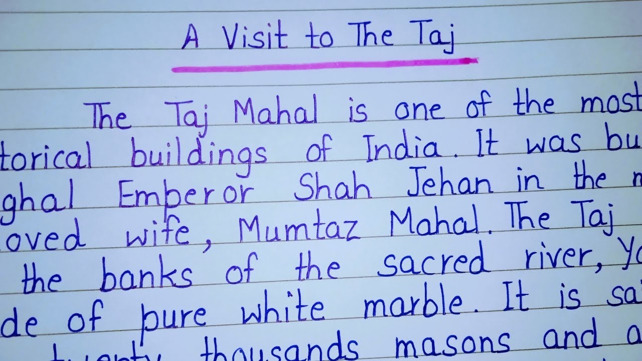 visit to the taj mahal essay