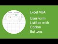 Excel VBA UserForm Listbox with Option Buttons