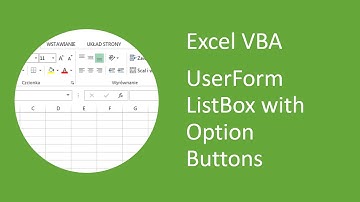 Excel VBA UserForm Listbox with Option Buttons