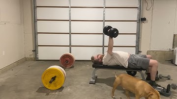 Day 28: Can a lazy 48 year old get back in shape? #benchpress